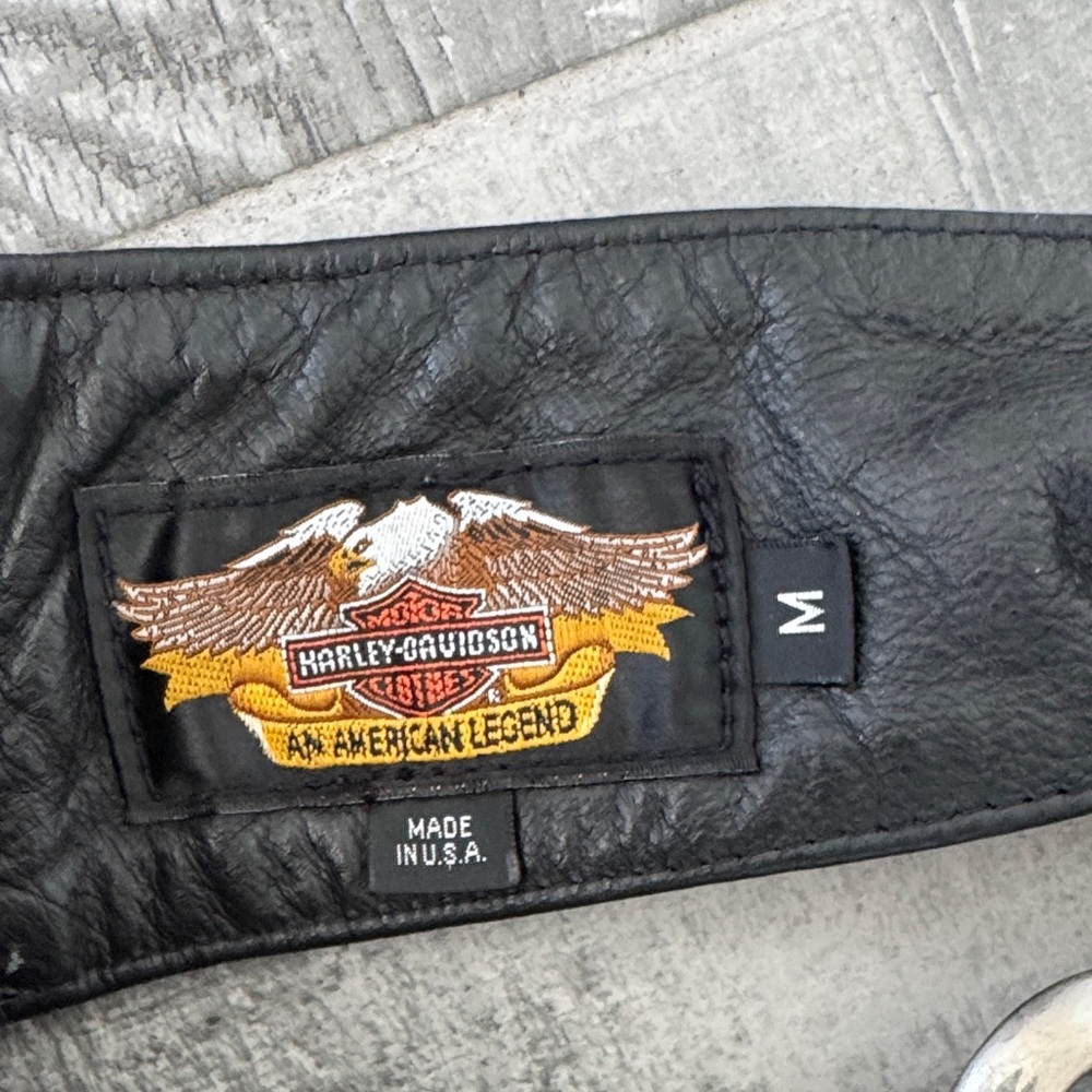 Harley-Davidson Black Leather Pants - Picture 4 of 5